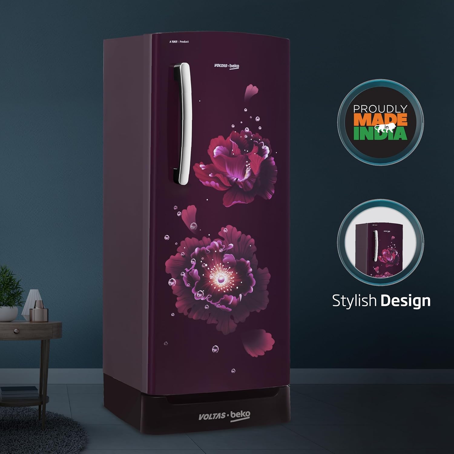 Voltas Beko A TATA Product 183 L 5 Star Made-In-India Direct Cool Refrigerator