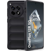 Protect Liquid Silicon Back Cover Case for OnePlus 12R 5G | Shockproof Military Grade Protection | Micro-Fibre Cloth On Inner Side