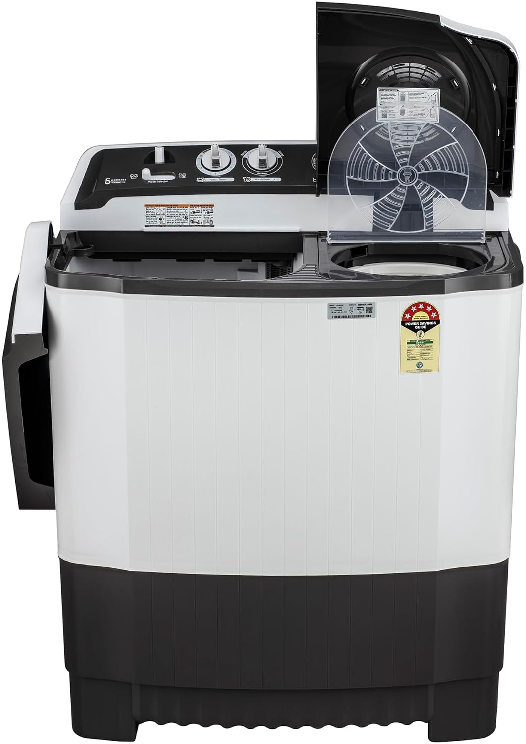 LG 7.5 kg 5 Star Wind jet dry Semi-Automatic Top Load Washing Machine