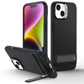 Protect for iPhone 14 Cover with Adjustable Stand, Military-Grade Drop Protection, 3 Stand Modes, TPU, Supports Wireless Charging, Boost Slim Patented Metal Kickstand Phone Back Case