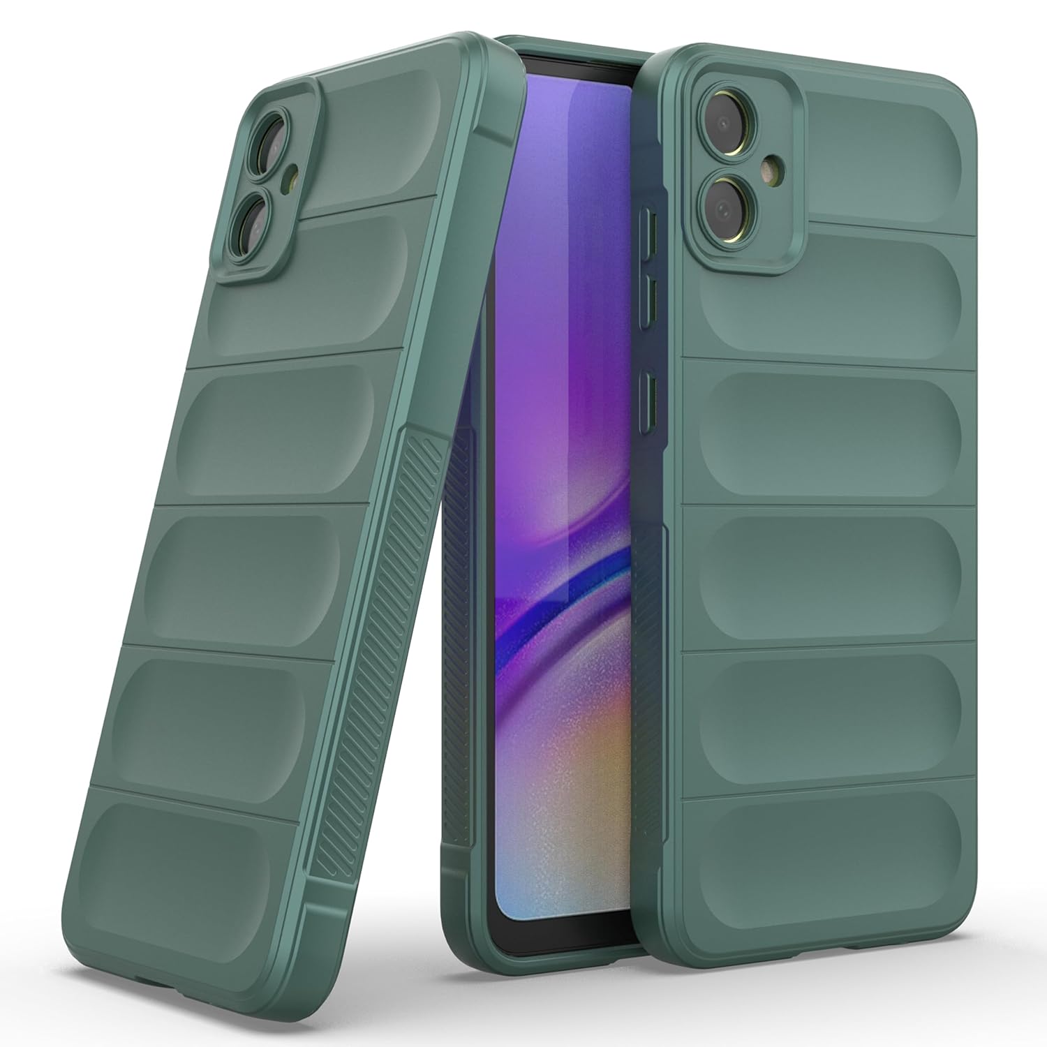 Protect Back Case Compatible for Samsung Galaxy M05 Back Case Cover | Liquid Silicon Case