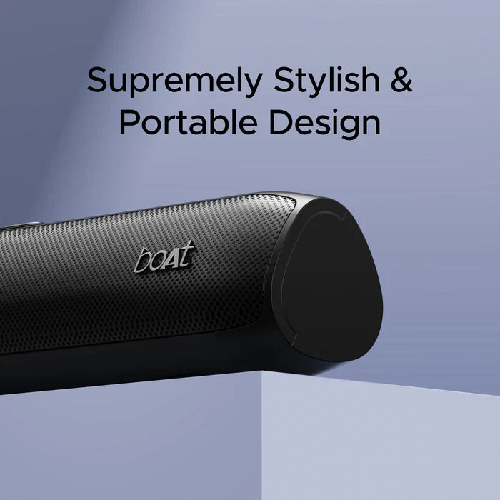 boAt Aavante Bar 520 w/ Dual Passive Radiators,6 HRS Playback & Sleek Design 16 W Bluetooth Soundbar