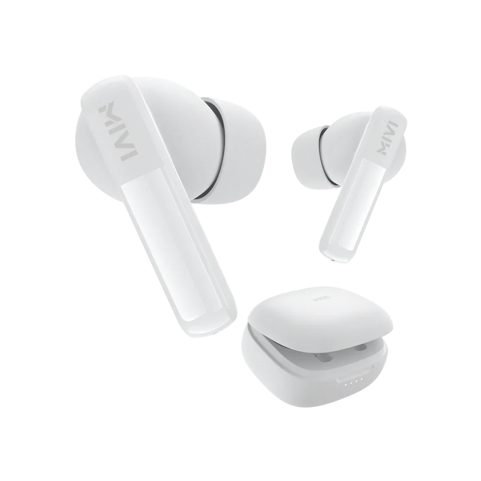 Mivi DuoPods K2 TWS,AI-ENC,40Hr Playtime,13mm Bass,Made in India Bluetooth Earbuds