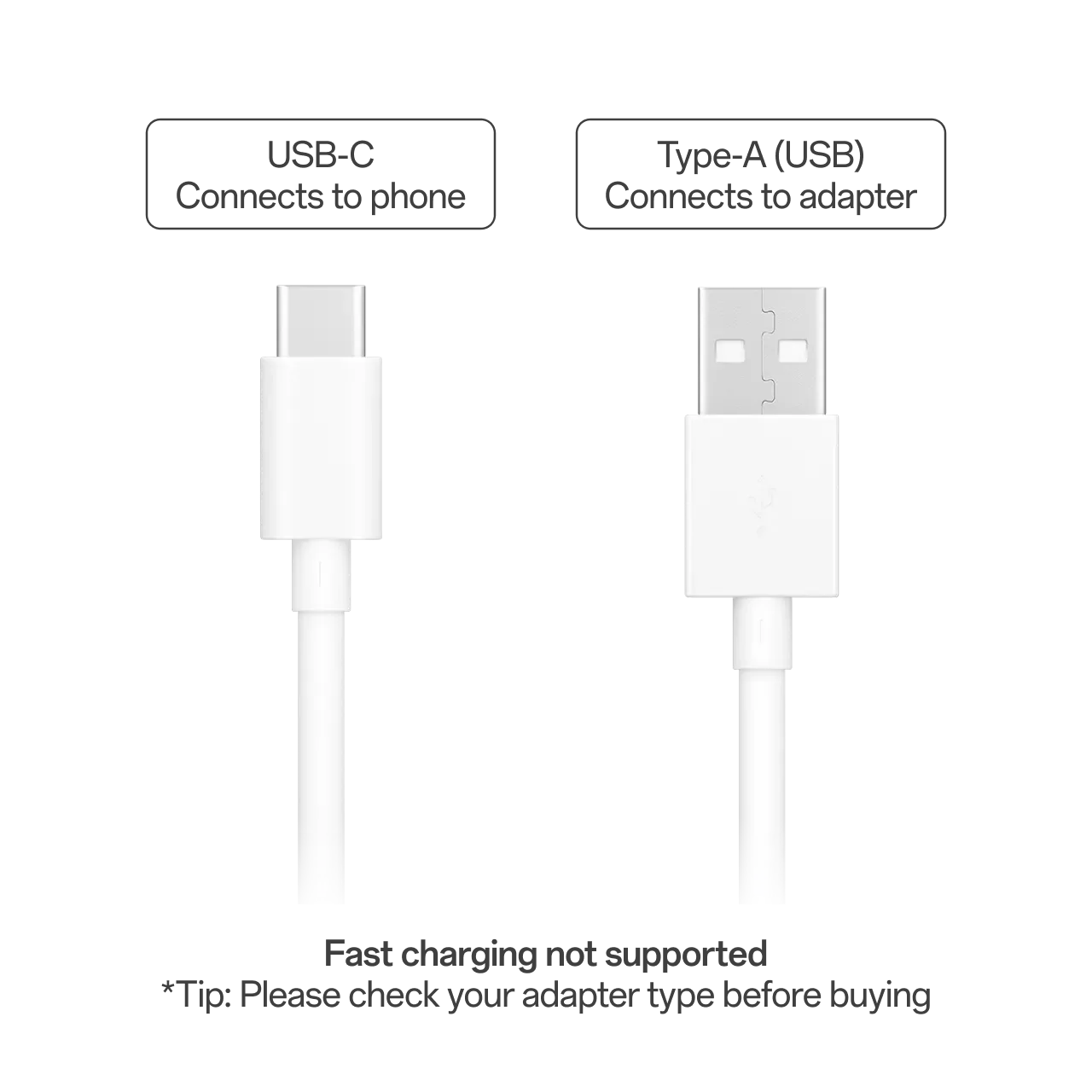 OPPO Type-C Data Cable White 1M