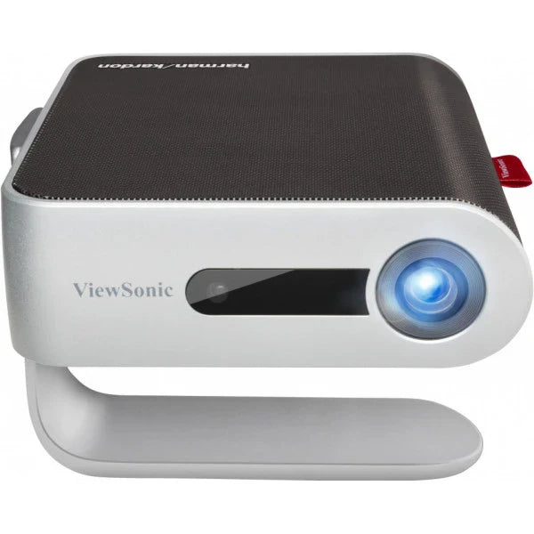 ViewSonic M1+_G2 (300 lm) Portable with 854x480p Resolution, 100'' Maximum Display, Bluetooth & Smart Wi-Fi , Harman Kardon Speaker, HDMI, USB Type-C LED Projector