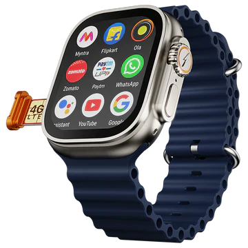 Fire-Boltt Oracle WristPhone - 4G SIM/LTE/WiFi, Android OS, Play store & Phone Notification Smartwatch