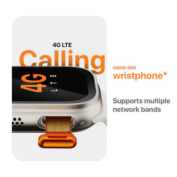 Fire-Boltt Oracle WristPhone - 4G SIM/LTE/WiFi, Android OS, Play store & Phone Notification Smartwatch