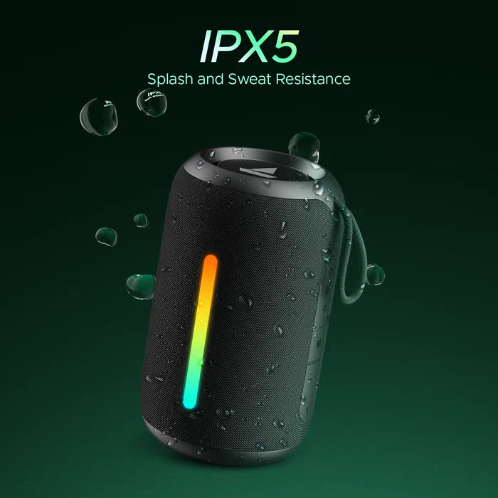 boAt Stone 350 Pro w/ Dynamic RGB LEDs, 12 HRS Playback, IPX5 & TWS Feature 14 W Bluetooth Speaker