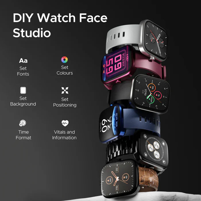boAt Ultima Prism with 1.96" AMOLED Display,BT Calling,boAt Coins & Watch Face Studio Smartwatch
