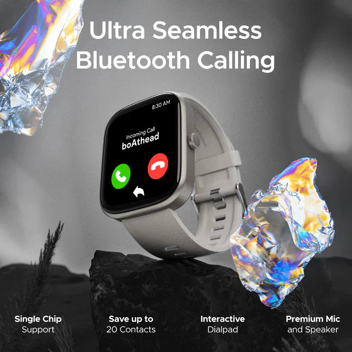 boAt Ultima Prism with 1.96" AMOLED Display,BT Calling,boAt Coins & Watch Face Studio Smartwatch