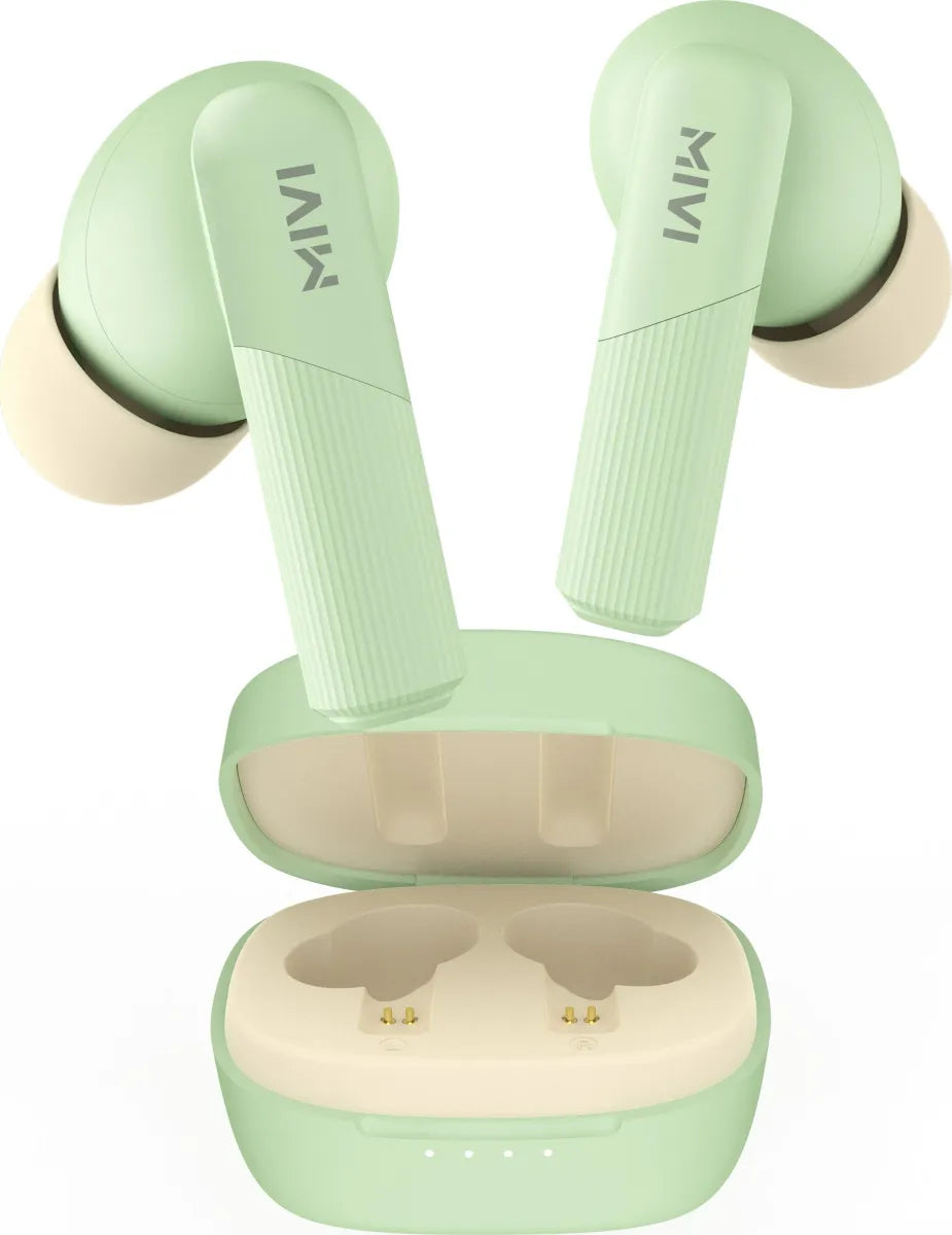 Mivi DuoPods D3 TWS,13mm Driver,Rich Bass,50H Playtime,AI ENC,Low Latency,Type C,5.3 Bluetooth Earbuds