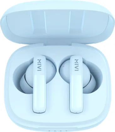 Mivi DuoPods K5 TWS Earbuds Metallic Finish, HD calling, AI ENC, 50H playtime,5.3 Bluetooth Earbuds