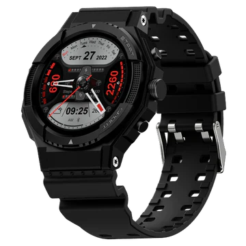 Fire-Boltt Quest 35.3mm (1.39 inch) Display, GPS, BT call, 100+ Sports Modes, Rugged Smartwatch