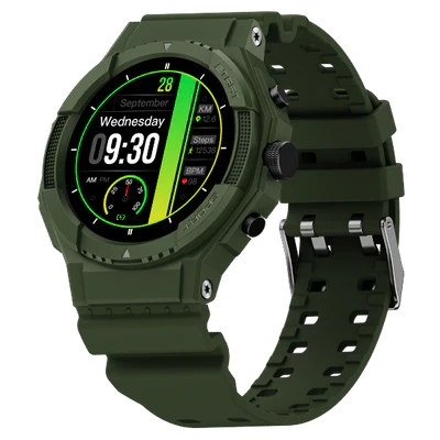Fire-Boltt Quest 35.3mm (1.39 inch) Display, GPS, BT call, 100+ Sports Modes, Rugged Smartwatch
