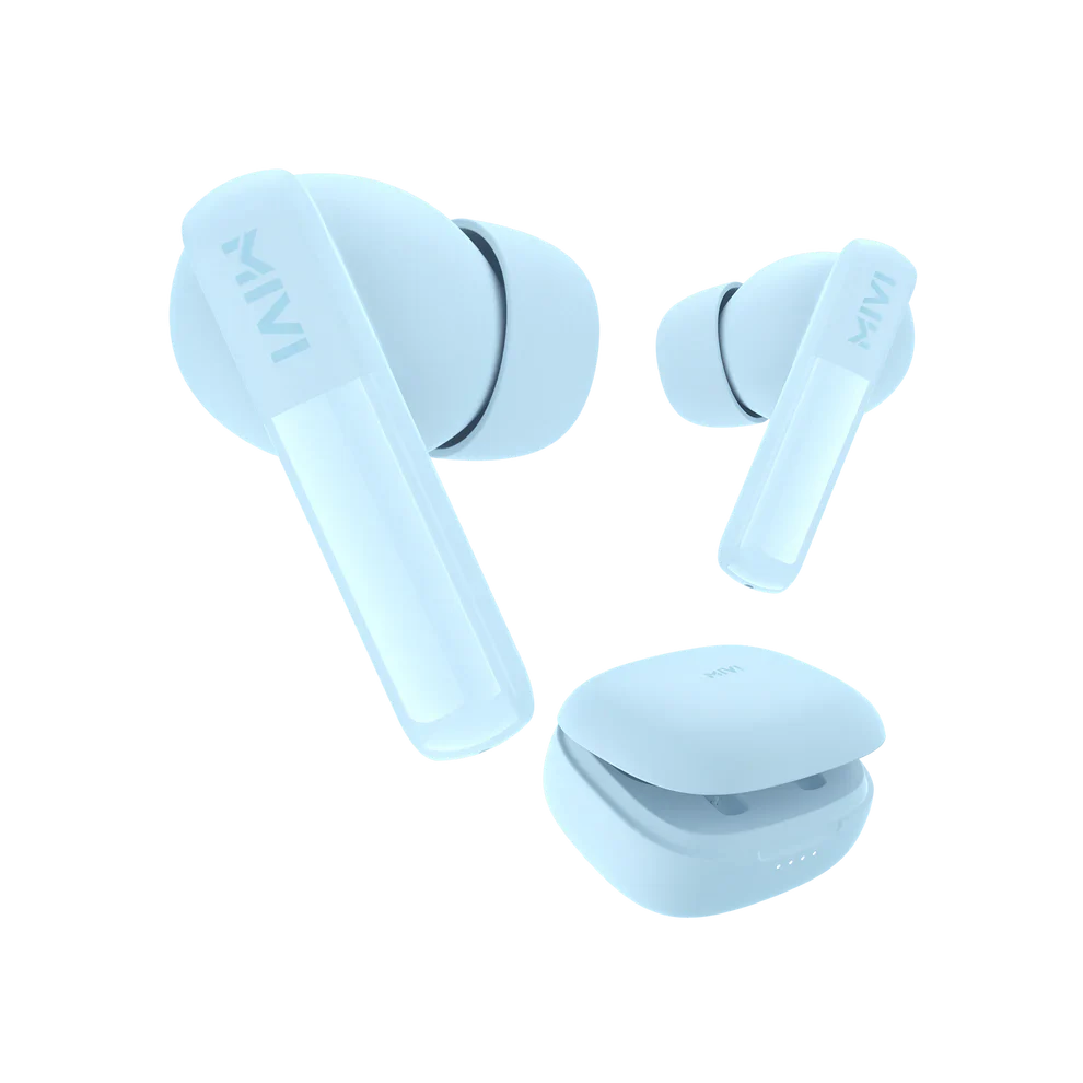 Mivi DuoPods K2 TWS,AI-ENC,40Hr Playtime,13mm Bass,Made in India Bluetooth Earbuds