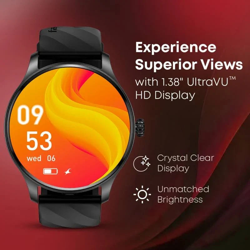 Fastrack Revoltt XR1 1.38" Round HD Display, SingleSync BT Calling, Advanced Chipset Smartwatch