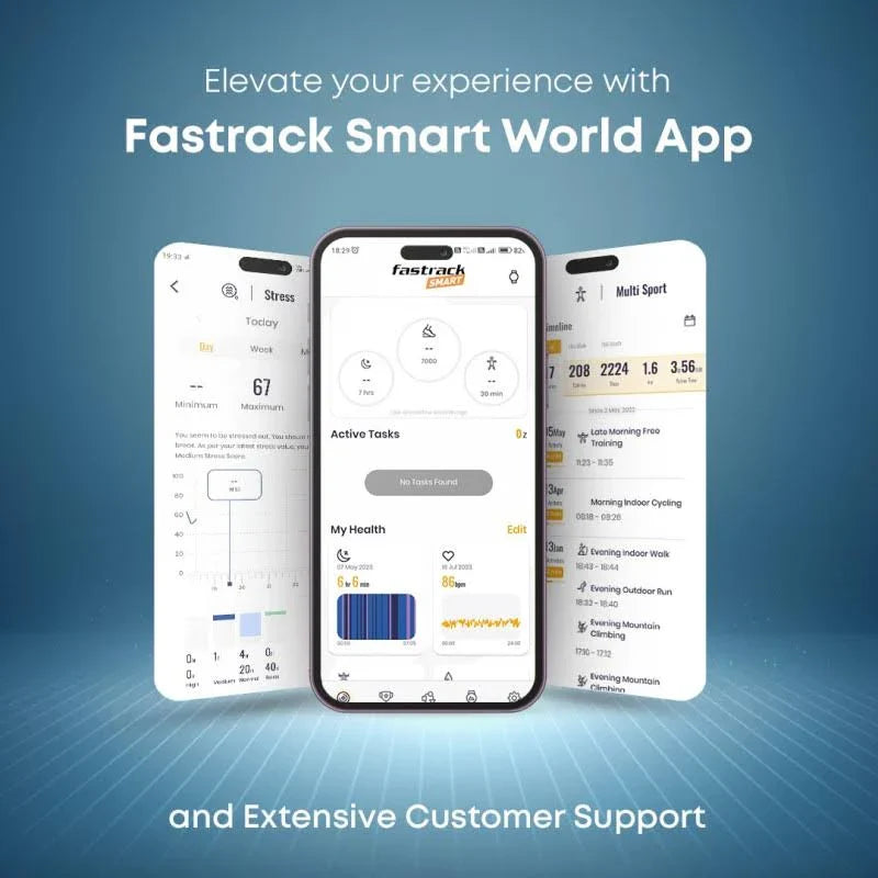 Fastrack Revoltt XR1 1.38" Round HD Display, SingleSync BT Calling, Advanced Chipset Smartwatch