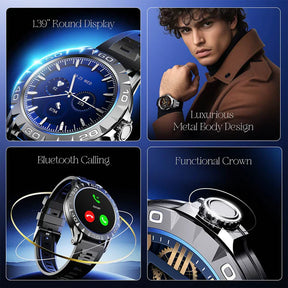 boAt Enigma Orion Luxury Series w/ 3.53cm HD Display, BT Calling & Functional Crown Smartwatch