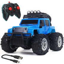 Wembley Monster Truck Remote Control Rc Car Offroad High Speed Racing Car For Kids With 2 Speed And 4 Headlight Modes