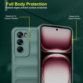 Protect Back Case Cover for Oppo Reno 12 Pro 5G | Compatible for Oppo Reno 12 Pro 5G Back Cover | Liquid Silicon Case
