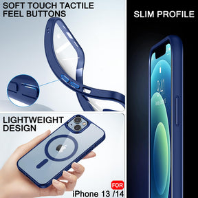 Protect Ultra-Hybrid Back Cover Case for iPhone 14 Compatible with MagSafe | Camera Protection | Crystal Clear Transparent Back Cover