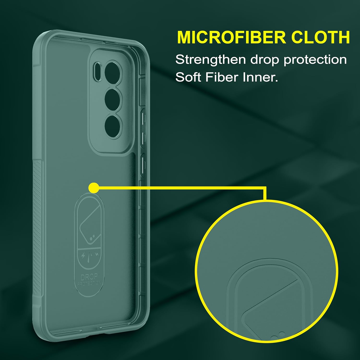 Protect Back Case Cover for Oppo Reno 12 Pro 5G | Compatible for Oppo Reno 12 Pro 5G Back Cover | Liquid Silicon Case