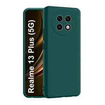 Protect Realme 13 Plus (5G) Back Cover | Camera Bump Protection & Inner Velvet Fabric Lining | Ultra Slim Matte Soft Rubberised Case Cover