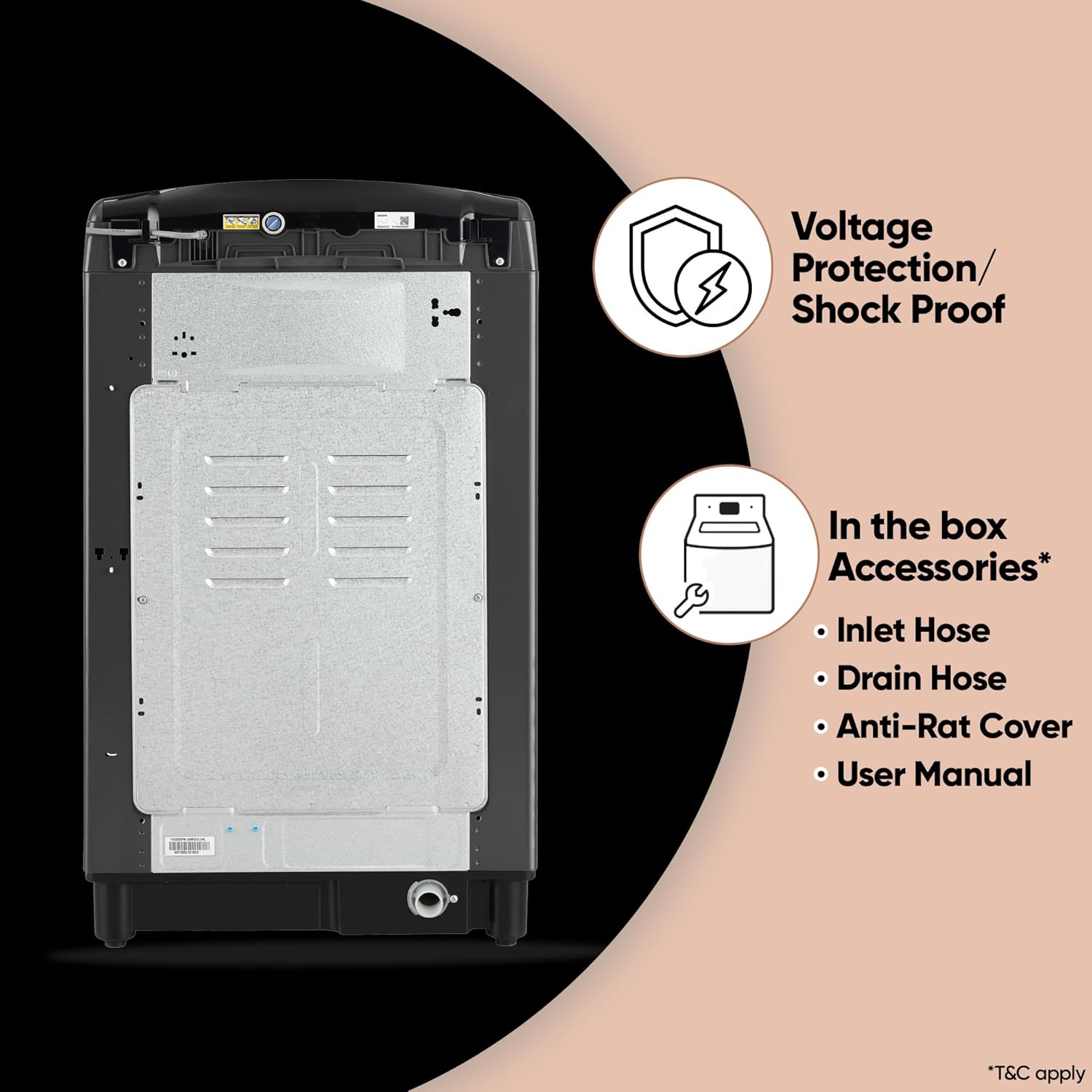 LG 9.0 Kg, 5 Star, AI Direct Drive Technology, Steam Wash for Allergy Removal, Fully-Automatic Top Loading Washing Machine