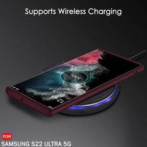 Protect Ultra-Hybrid Shockproof Back Cover Case for Samsung Galaxy S22 Ultra 5G | Camera Protection Bump | Hard Back Cover