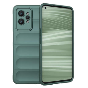 Protect Liquid Silicon Back Cover Case for Realme GT 2 Pro 5G, Shockproof Military Grade Protection with Micro-Fibre Inner Side, Built-in Anti-Slip Grip