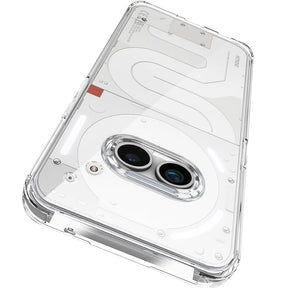 Protect Ultra-Hybrid Shockproof Back Cover Case for Nothing Phone 2a Plus  | Camera Protection Bump | Hard Back Cover for Nothing Phone 2A (PC & TPU, Crystal Clear Back, Black Sides)
