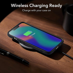 Protect for iPhone 14 Cover with Adjustable Stand, Military-Grade Drop Protection, 3 Stand Modes, TPU, Supports Wireless Charging, Boost Slim Patented Metal Kickstand Phone Back Case