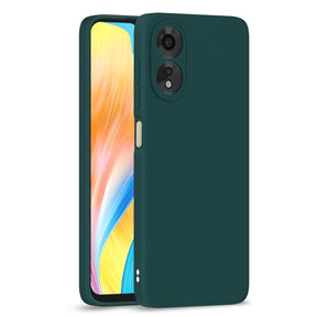 Protect Oppo A38 4G / Oppo A18 4G Back Cover Camera Protection Shockproof Soft Matte Silicone Back Case
