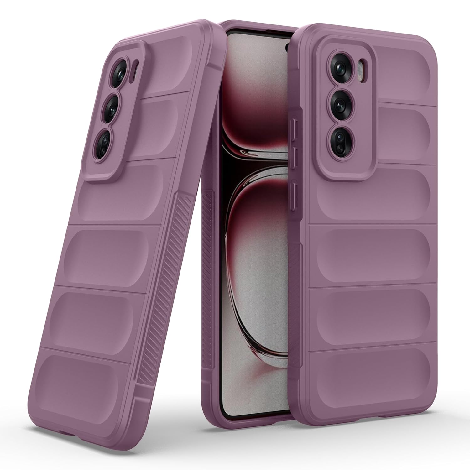 Protect Back Case Cover for Oppo Reno 12 Pro 5G | Compatible for Oppo Reno 12 Pro 5G Back Cover | Liquid Silicon Case