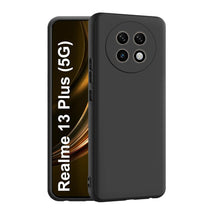 Protect Realme 13 Plus (5G) Back Cover | Camera Bump Protection & Inner Velvet Fabric Lining | Ultra Slim Matte Soft Rubberised Case Cover