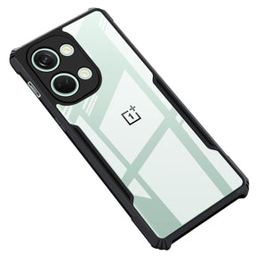 Protect OnePlus Nord 3 (5G) Back Case Cover | Camera Protection Shockproof Bumper-Edge | Acrylic Crystal Clear 360 Degree Protection
