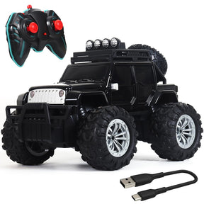 Wembley Monster Truck Remote Control Rc Car Offroad High Speed Racing Car For Kids With 2 Speed And 4 Headlight Modes