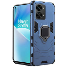 Protect Tough Armor OnePlus Nord 2T 5G Bumper Back Case Cover | Ring Holder & Kickstand in-Built | 360 Degree Protection Back Case