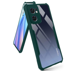 Protect Cover Case for Oppo Reno7 5G | Reno 7 5G (Shockproof with Polycarbonate Clear Panel