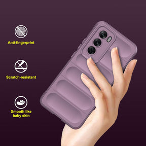 Protect Back Case Cover for Oppo Reno 12 Pro 5G | Compatible for Oppo Reno 12 Pro 5G Back Cover | Liquid Silicon Case