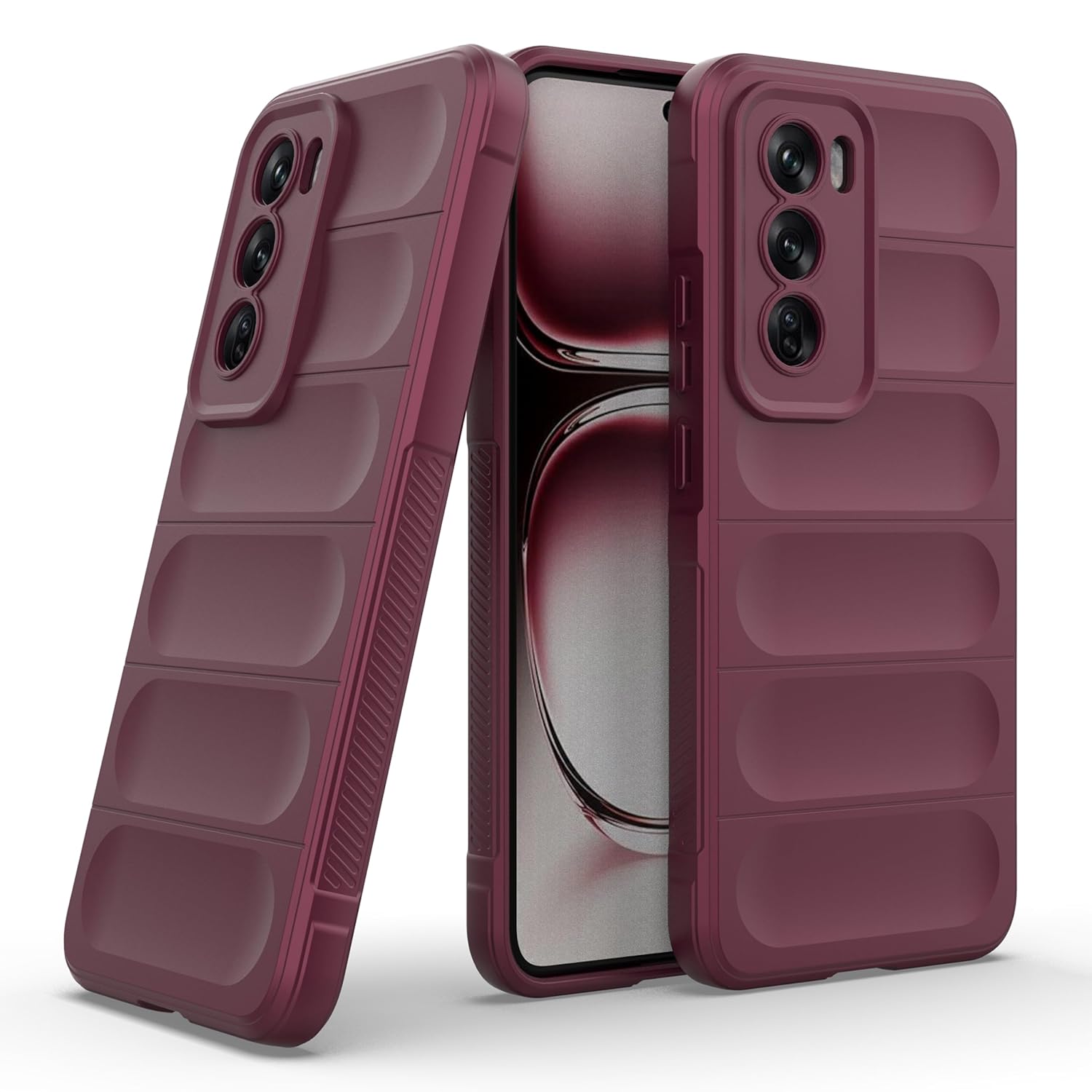 Protect Back Case Cover for Oppo Reno 12 Pro 5G | Compatible for Oppo Reno 12 Pro 5G Back Cover | Liquid Silicon Case