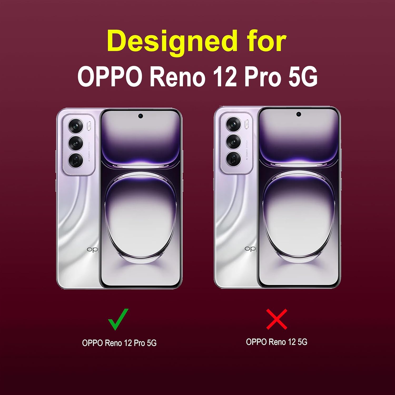 Protect Back Case Cover for Oppo Reno 12 Pro 5G | Compatible for Oppo Reno 12 Pro 5G Back Cover | Liquid Silicon Case