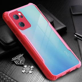 Protect Cover Case for Oppo Reno7 5G | Reno 7 5G (Shockproof with Polycarbonate Clear Panel