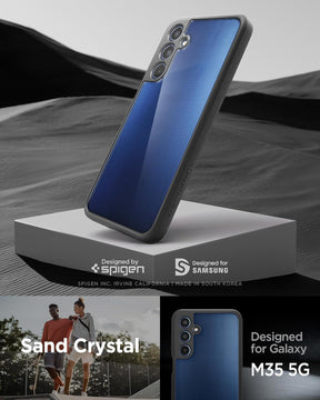 Spigen Essential Sand Blast Back Cover Case Compatible with Samsung Galaxy M35 5G