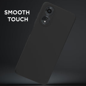 Protect Oppo A38 4G / Oppo A18 4G Back Cover Camera Protection Shockproof Soft Matte Silicone Back Case