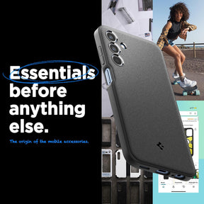 Spigen Essential Sand Blast Back Cover Case Compatible with Samsung Galaxy M15 5G