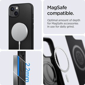 Spigen Mag Armor Back Cover Case Compatible with iPhone 13 Mini