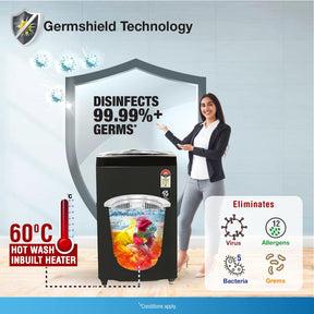 Godrej 7.5 Kg 5 Star In Built Heater With Germshield Technology Fully-Automatic Top Load Washing Machine
