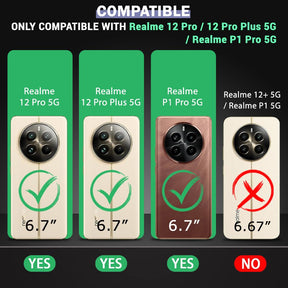 Protect ShockProof Crystal Clear Back Cover Case For Realme P1 Pro