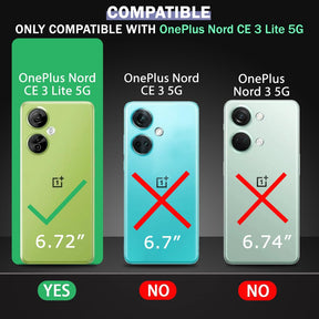 Protect  Liquid Silicon Back Cover Case for OnePlus Nord CE 3 Lite 5G | Military Grade Protection with Shockproof 10X Bumpers